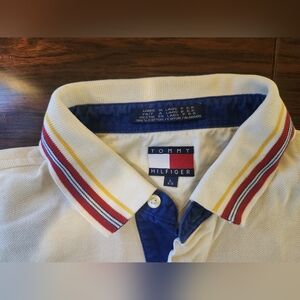 Tommy Hilfiger Men's Cream Polo Shirt